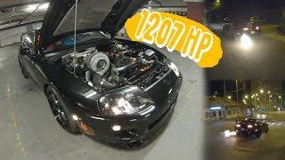 Toyota Supra MK4  1207 HP   BIG Single turbo / ALS / Launch Control