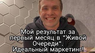 "Живая Очередь". Мой результат за первый месяц.