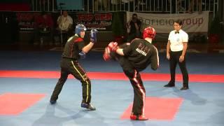 Roman Brundl AUT v Alexander Gleixner GER WAKO European Championships 2014