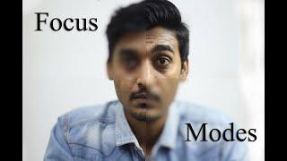 Different camera focusing modes - Hindi I Singleshot VS AI Servo I AF-S VS AF-C I Focus Modes