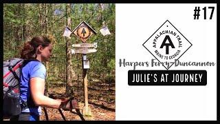 Julie (Garden State)’s Appalachian Trail Vlog #17: Harpers Ferry to Duncannon