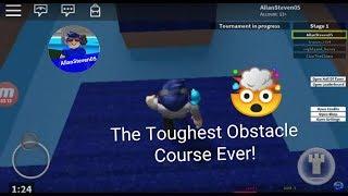 The Toughest Obstacle Course Ever on Roblox (Roblox Ninja Warrior)