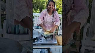 hot hot Paratha roti.