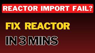 ComfyUI ReActor Import Fail Solution