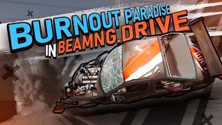 Burnout Paradise "crash camera" in BeamNG.drive