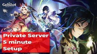 Genshin Impact Private Server setup in 5 minutes