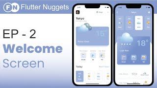 Real-Time Weather App 1.0 - Free Weather API with no key - 2/4 - Flutter Tutorial