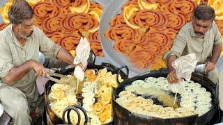 Most Special Crispy Jalebi Making | Street Food Karachi I Fahad Sherazi