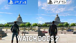 Watch Dogs 2 PS4 vs PS5 BC - Graphics Comparison - Framerate - 4K - Loading Times