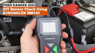 FORD RANGER/TERRITORY - DIY Battery Check Using KINGBOLEN BM550.