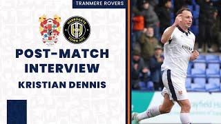 Post-Match | Kristian Dennis after scoring in Harrogate win