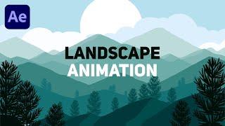 Cinematic Landscape Animation in After Effects - Parallax Effect in After Effects