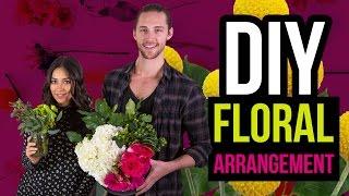 Easy Flower Arrangement DIY | Shay's Tutorials