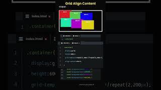 CSS Grid  Align Content Tutor Joe's