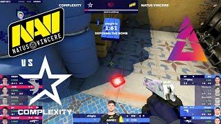 S1MPLE WITH NINJA DEFUSE +LIVE TEAMSPEAK!! NAVI VS COMPLEXITY BLAST CSGO!!