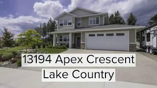 13194 Apex Crescent, Lake Country BC