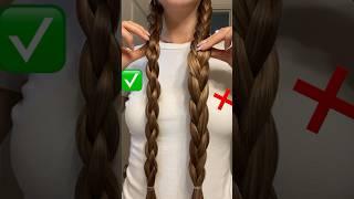 4 strand braid  #hairbraids #hairstyle