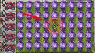 Pvz 2 Vasebreaker Survival - All Pea & Mega Gatling Pea Vs All Zombies - Who Will Win?
