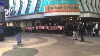 My girl - Street Performers in Las vegas on Fremont st (cover The Temptations)