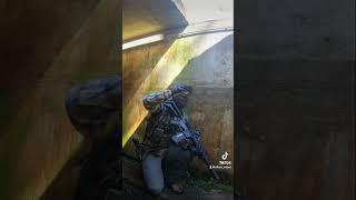 (toy guns) I‘m using an underground tunnel system to flank the enemies #shorts #gaming #airsoft