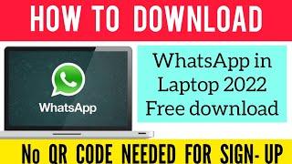 How to download and install Whatsapp in PC & Laptop in 2022 | How to use whatsapp in PC