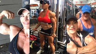 Filming an awesome arm workout – IFBB Pro FBB Helle Trevino