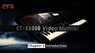 CASIO CT-X5000 Video Manual - Chapter 1: Introduction