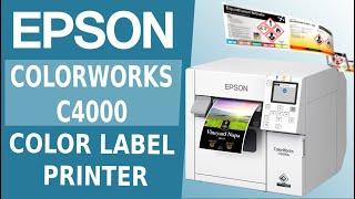 Epson ColorWorks C4000 Deep Dive - Easy On-Demand Color Label Printing