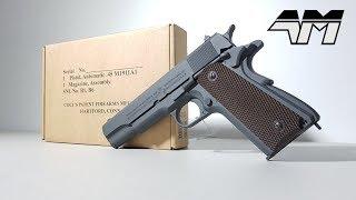 OFFICIALLY LICENSED COLT M1911A1 PARKERIZED GREY COLOUR / Airsoft Unboxing / Call Of Duty WW2