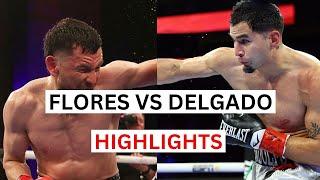 Lindolfo Delgado vs Bryan Flores Highlights & Knockouts