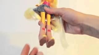 My Little Pony barbie princesse Apple Jack Equestria Girls DVD Toy Doll 2013 REVIEW Hasbro HD