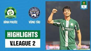 Highlights: Bình Phước - Bà Rịa Vũng Tàu | Công Phượng gánh team, rượt đuổi như phim hành động