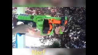 Nerf Zombie Strike: Doominator  (Using The Weapon)