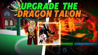 How To UPGRADE Dragon Talon Easiest Way [ Full Guide ] - Update 24 | Blox Fruits!