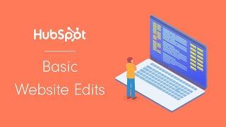 How to Make Basic Website Edits - HubSpot