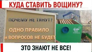 Куда ставить вощину. Это знают не все. Одно правило - ответ на все вопросы.