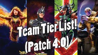 Team Tier List for Marvel Strike Force! All Teams Ranked for Synergy! (MSF) (Patch 4.0, May 2020)