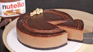 No Bake Nutella Cheesecake | How Tasty Channel