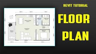 Revit 2025 - How To Create A Floor Plan  (For Beginners)