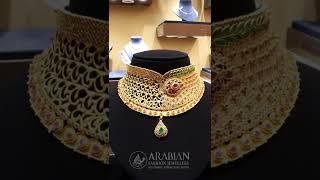 Bridal set from Arabian Fashion Jewellery! #shorts #youtubeshorts #bridalset #gold