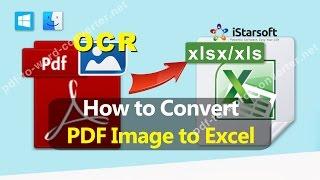 How to Convert PDF Image to Excel