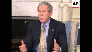 REPLAY President Nursultan Nazarbayev meets George Bush