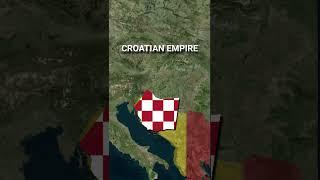 HISTORY OF CROATIA #history #geography #shorts #fyp #map