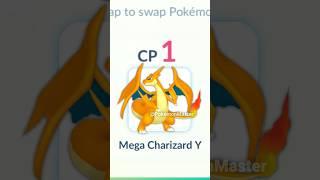Only LeveL 1 Mega Charizard  Y Challenge! in Pokemon GO.