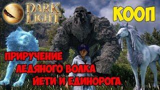 Dark and Light  Кооп  Приручение ледяного волка, йети и единорога 