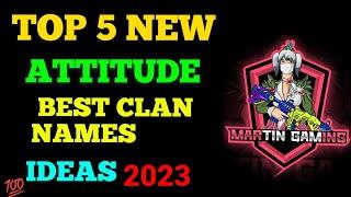 Top 5 Best Clan Names For Pubg | Bgmi Best clan names 2023 | Cool and Unique Name || Tahzeeb Gaming