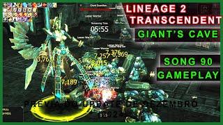 Lineage 2 Aden - Dungeon Transcendent Giant's Cave (Level 90+) Swordsinger Gameplay