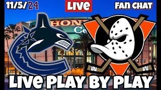 Anaheim Ducks vs Vancouver Canucks Live NHL Live Stream