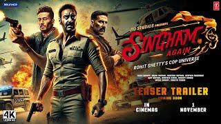 Singham Again : Trailer | Ajay Devgn, Akshay Kumar, Tiger Shroff | Rohit Shetty | T-Series