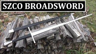 Szco Medieval Broadsword ($156) Sword Review (Ronin Katana European #7 Two Handed Longsword)